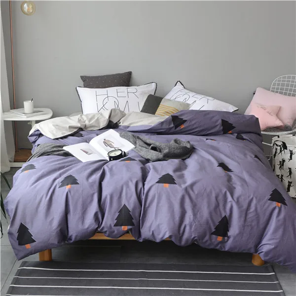 style12 4 шт. хлопок пододеяльник наборы мультфильм Кактус печатных пододеяльник наволочка простыня постельное белье королева комплект постельного белья королевского размера - Цвет: style12