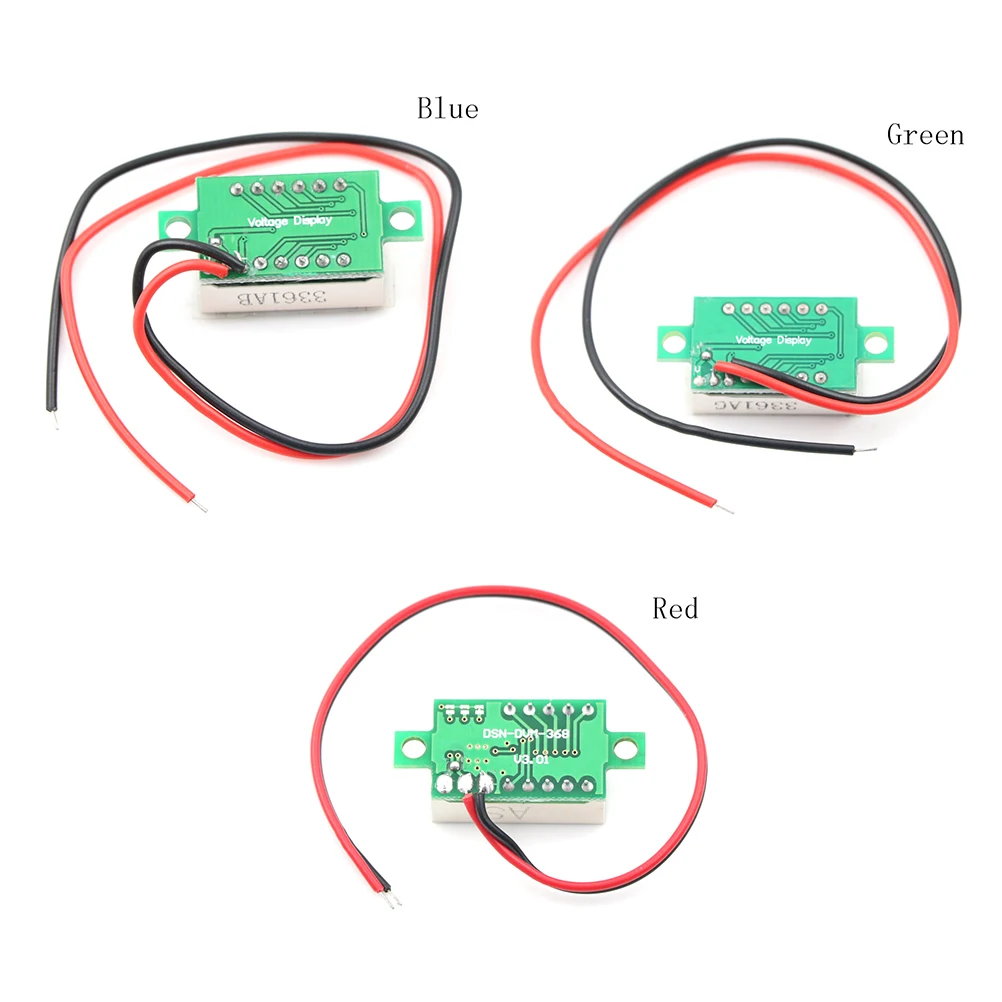 Цифровой дисплей модуль DC2.7V 32V вольтметр тестер напряжения панель DIY