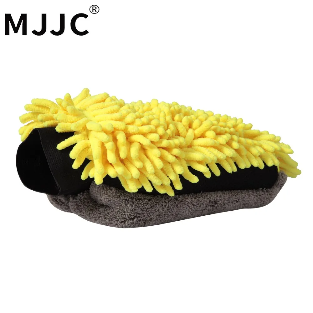 1 piece MJJC микрофибра и синельные перчатки для мытья с водонепроницаемым вкладышем внутри ультра мягкие Мойки автомобиля - Цвет: 1 piece