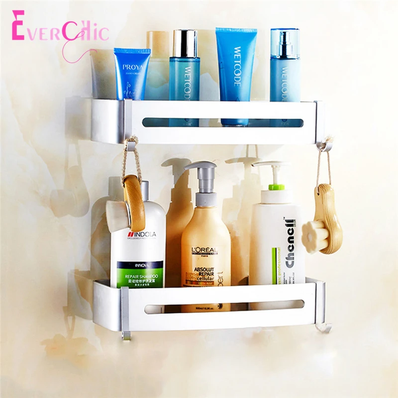 Полка для душевой комнаты уголок ванной полка из нержавеющей стали 304 настенная 2