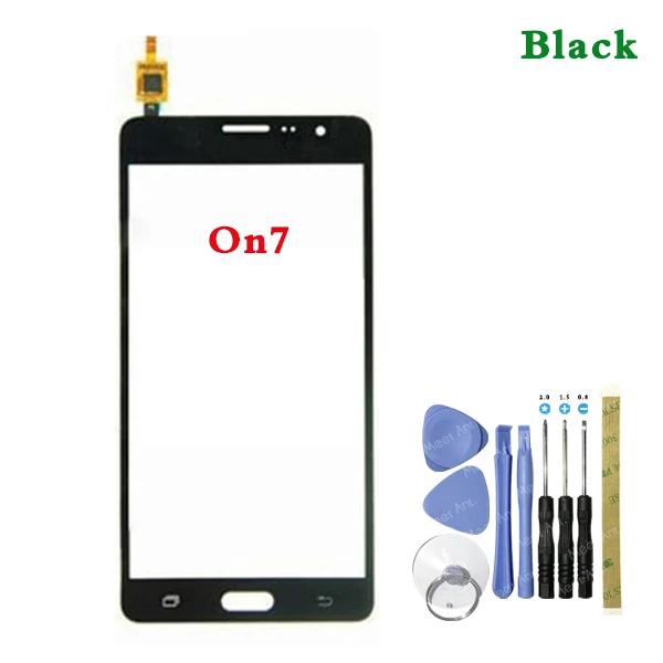 Only Black Touch Высококачественный 5,5 ''для samsung Galaxy On7 On 7 G6000 SM-G6000 ЖК-дисплей с сенсорным экраном дигитайзер сенсор+ инструмент - Цвет: Only Black Touch