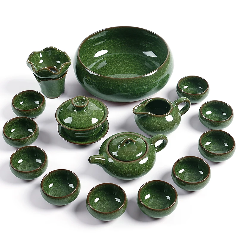 1 Набор изысканный керамический чайный сервиз Celadon для грызунов набор кунг-фу Gaiwan