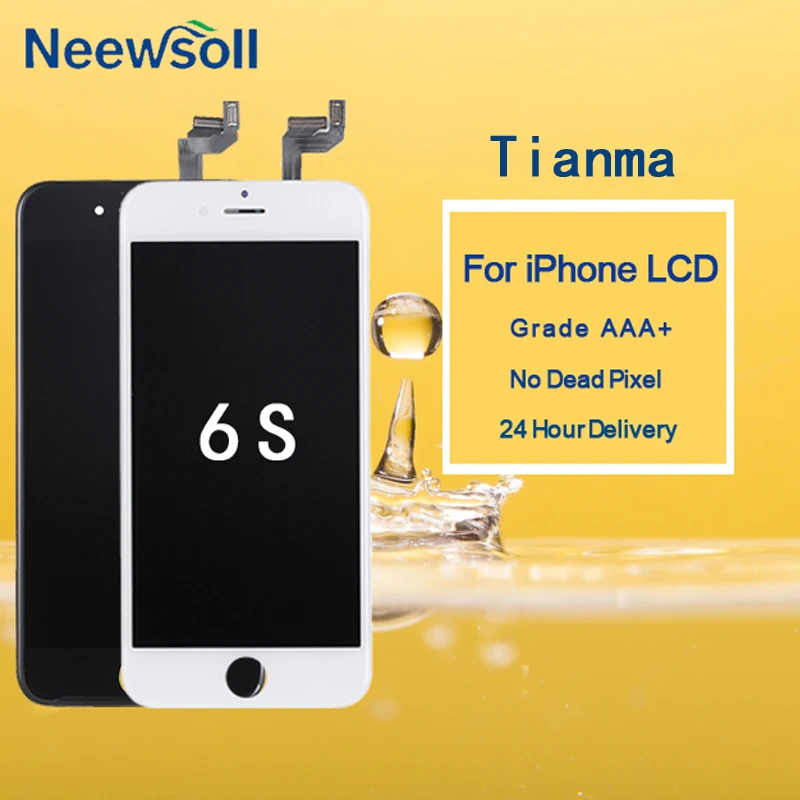20 шт. для TINAMA качество iPhone 6 S ЖК дисплей с 3D сенсорным экраном дигитайзер полная