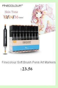 Finecolour двухсторонняя кисть ручка художественные маркеры профессиональные для искусства эскиз архитектура раскраски книги живопись манга и дизайн