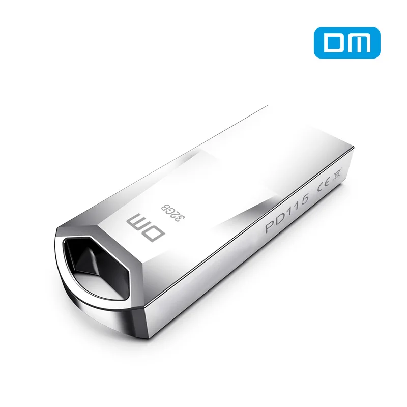 DM PD115 USB флэш-накопитель 32 ГБ металлическая подвеска высокого Скорость флешки 16 Гб
