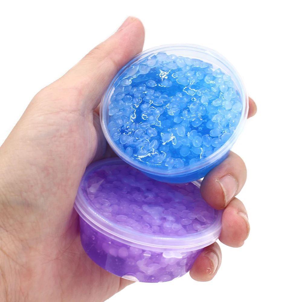 Прозрачный клей для риса слайм кристальная грязь облако пушистый игрушки Лизун