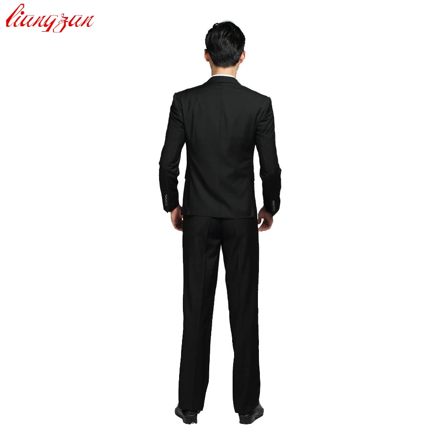 (Пиджак + брюки галстук) мужской деловой костюм приталенный смокинг формальные