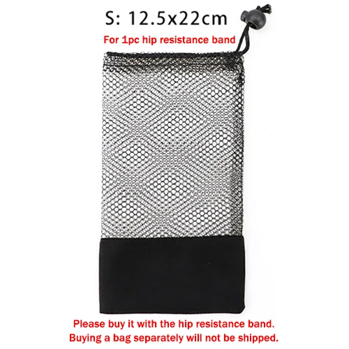 Bag S Напечатанный узор, Эспандеры для бедер, для упражнений на ноги, эластичные ленты для фитнеса, спортзала, йоги, растяжки, тренировки, оборудование для тренировок - Цвет: Bag S