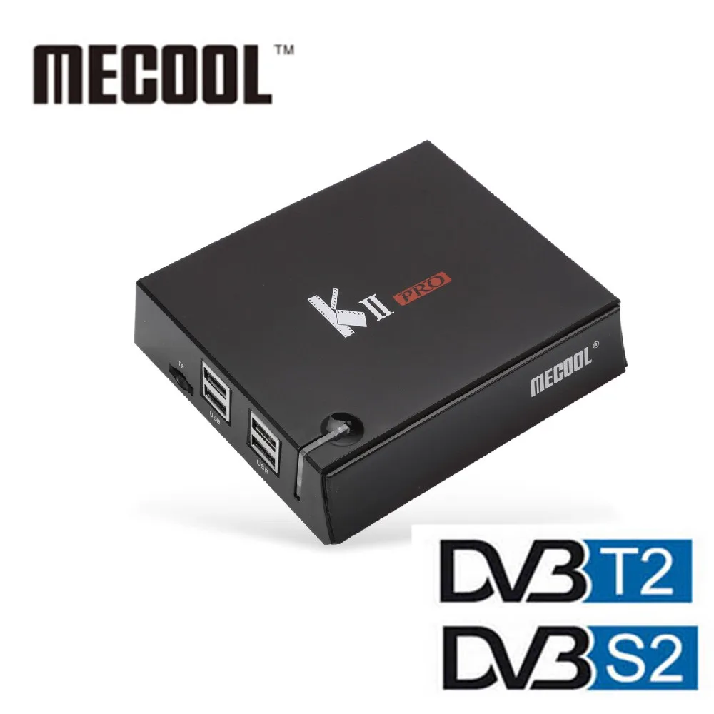 Mecool TV Box Кии Pro Android Set top box s905d DVB T2 dvb s2 c спутниковый ресивер 4 К медиаплеера