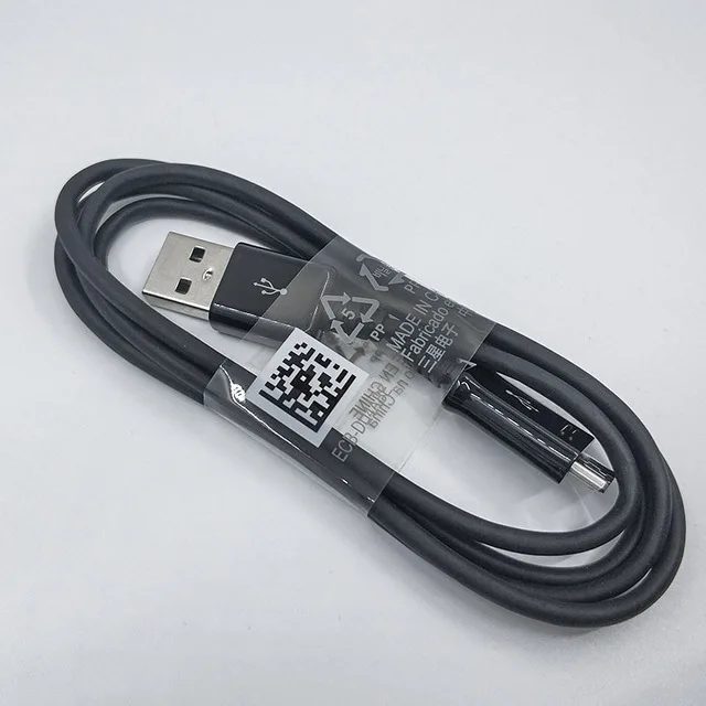 Only black cable Универсальный Micro USB кабель с европейской вилкой Адаптивное быстрое зарядное устройство для мобильного телефона для Xiaomi Redmi Note 4 4x 6a samsung S6 S7 edge - Цвет: Only black cable