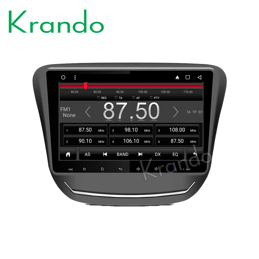 Автомобильный мультимедийный плеер Krando на Android 8 1 с большим сенсорным экраном 9