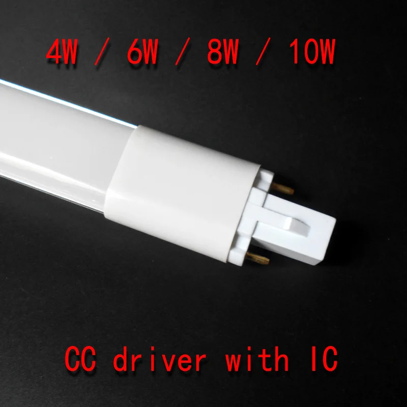 G23 светодио дный лампы 4 Вт 6 8 10 трубки огни SMD 2835 лампа AC85 265V Epistar g23 light tube Лампы PL 110 V