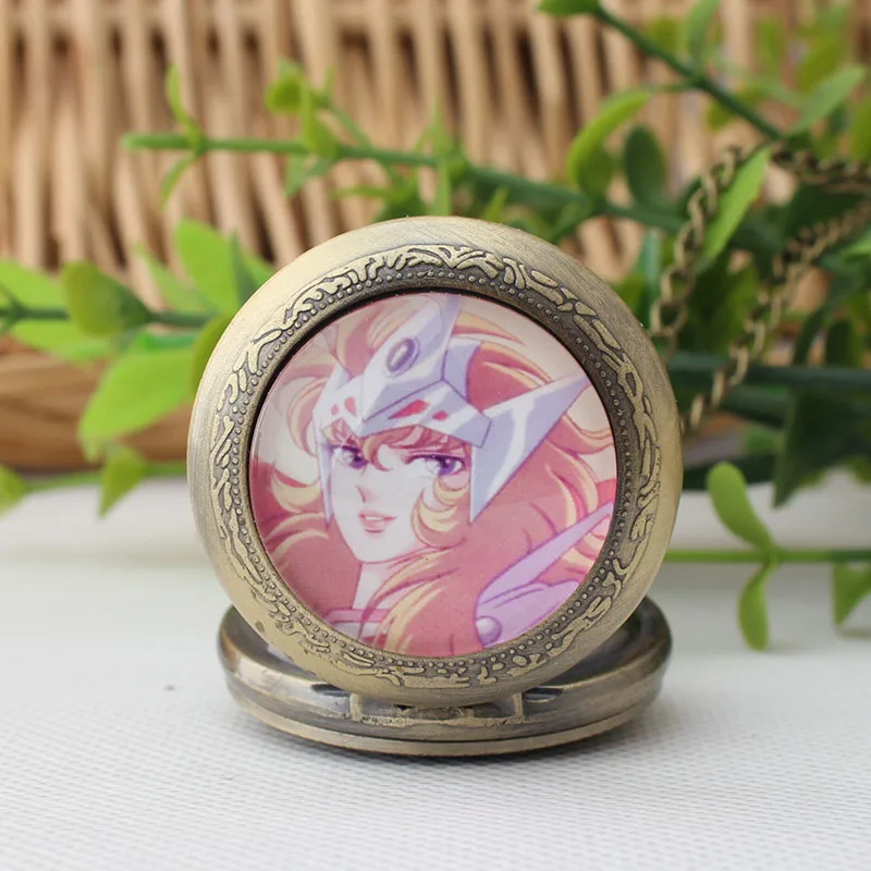 Japanese animation &quotSaint Seiya&quot the misty gem patch pocket watch medium quartz ZS096 | Наручные часы