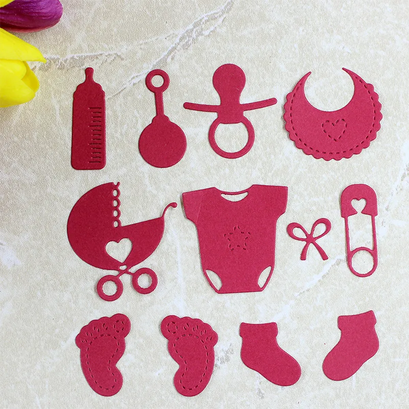 Металлические Вырубные штампы YINISE для детской одежды сделай сам фото Оформление