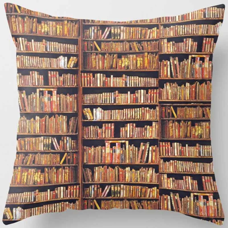 Hot sale beauty books pillow case men women girls ladies square pillow cases home creative color pillow cover 45*45cm