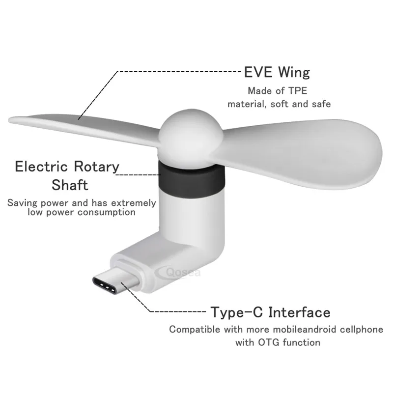Портативный гибкий мини вентилятор для охлаждения Супер Mute USB кулер Вращающийся