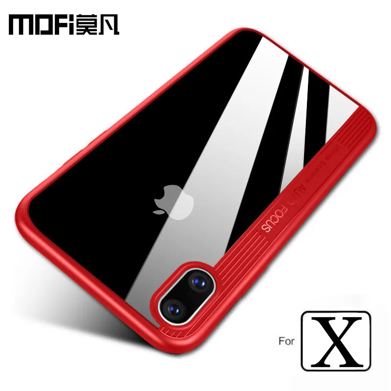 Для iphone x X чехол MOFI original мягкий силиконовый край для Edition Обложка Черный apple х |