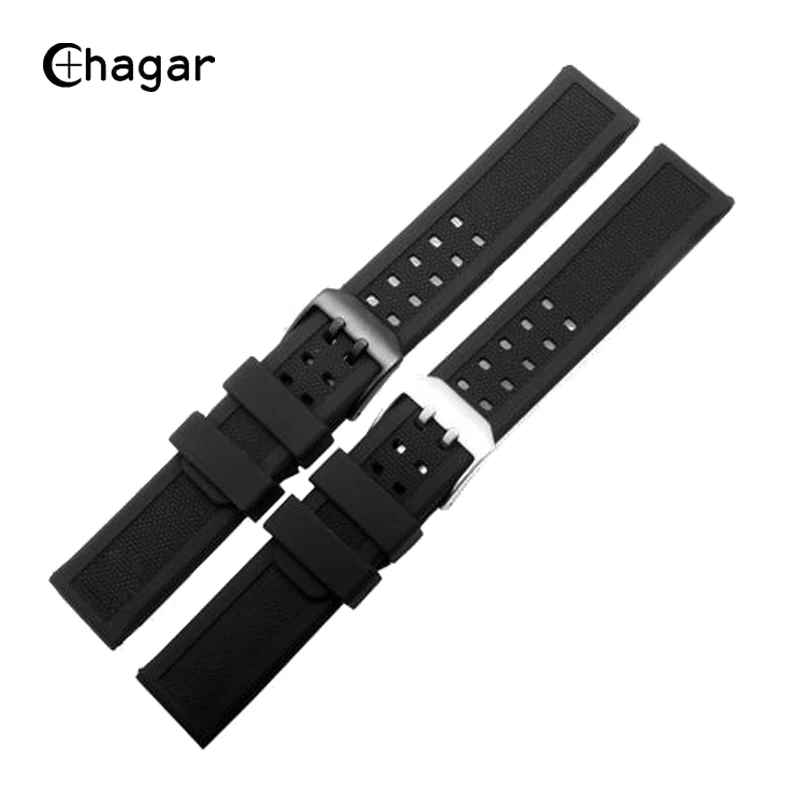 Soft Silicone Rubber Watch Strap 22mm 23mm Military Diving Sports Watch Band Bracelet For Luminox Strap Accessories Mens