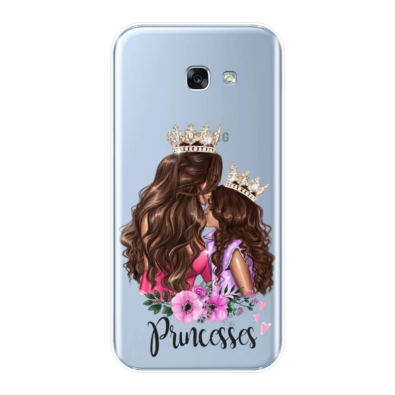 No.7 Чехол для телефона для девочки, женщины, мамы, для samsung A6 A8 Plus, Мягкая силиконовая задняя крышка для samsung Galaxy A3 A5 A7 - Цвет: No.7