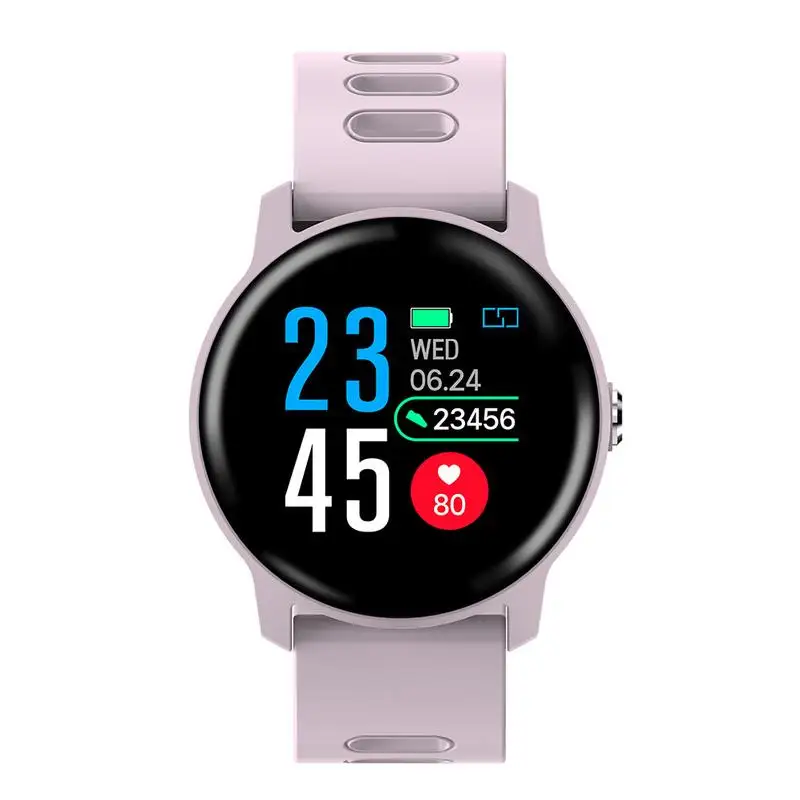 Мужские умные часы S 08 SENBONO IP68 фитнес-трекер пульсометр Шагомер Smartwatch для Android IOS черный водонепроницаемый телефон