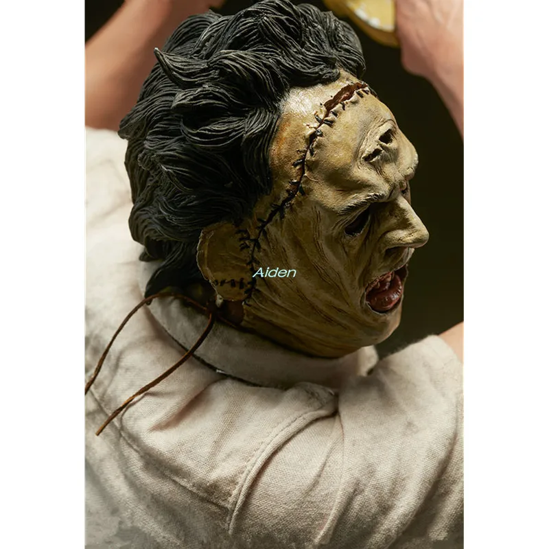 2" Техасская статуя резни цепной пилы Leatherface бюст Amok полноразмерный портрет PF треугольник GK фигурка игрушка коробка 74 см B962