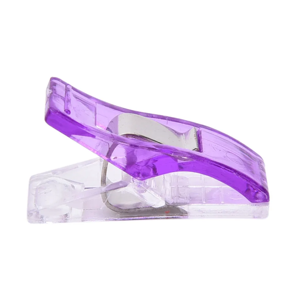 50Pcs Hot High Quality Plastic Clips Holder For DIY Patchwork Fabric Quilting Craft Sewing Knitting 9 Colors | Дом и сад