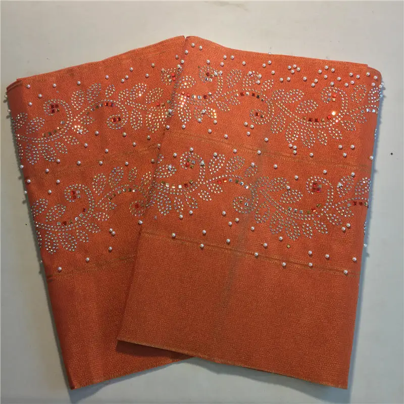 No16 В нигерийском стиле Aso Oke Headtie Африканский тюрбан новые геле обертка с бисером и камнями геле под традиционное платье Aso Oke голову галстук-бабочка 2 шт./упак. 30 - Цвет: No16