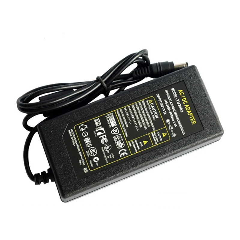 Переключение источника питания AC/DC адаптер 24V 2A 48W Таблица Тип