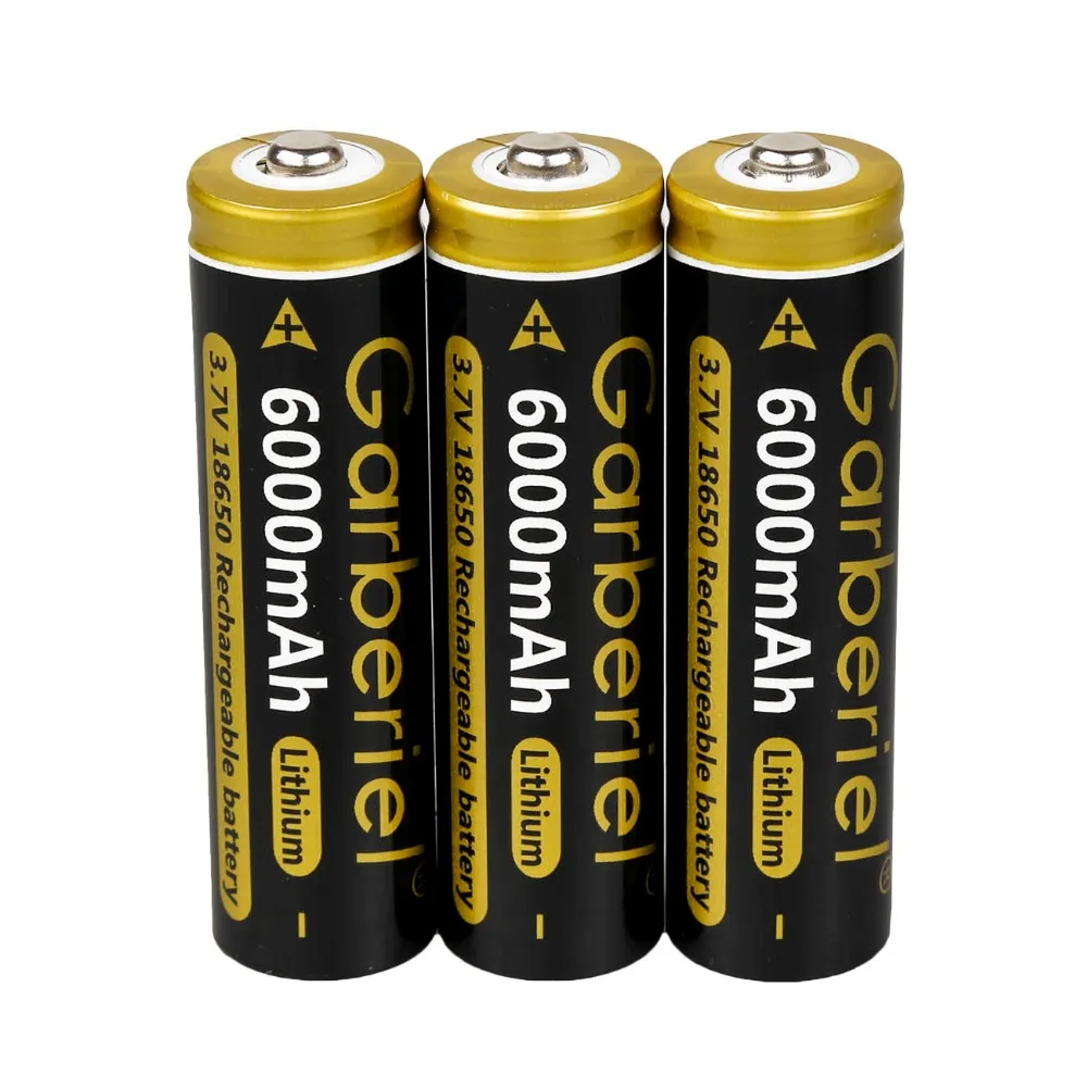 Garberiel 10x3 7 V Li Ion 6000 mAh 18650 литиевые аккумуляторные батареи ячейки для уличный