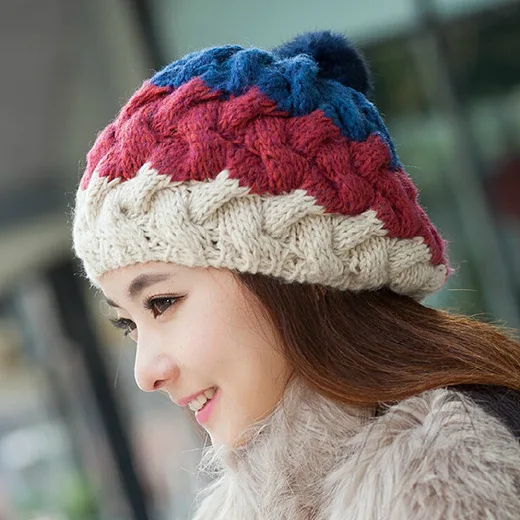 Color matching Rabbit fur ball Woolen 