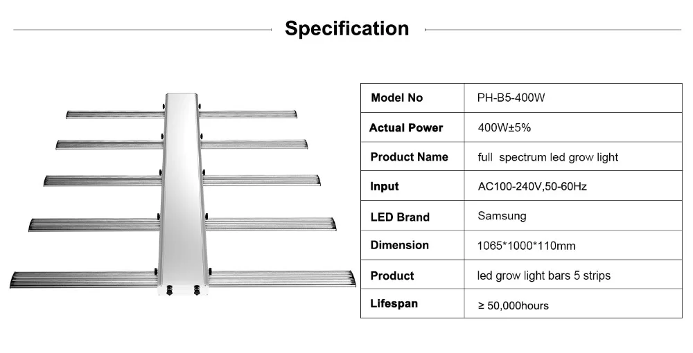 Phlizon 400 W комнатное растение растительности растут светодиодные панели свет лампы полный ассортимент акция для расти п