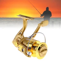 4000 series 6bb spinning fishing reel 5 21 plating golden color leftright interchangeable collapsible handle