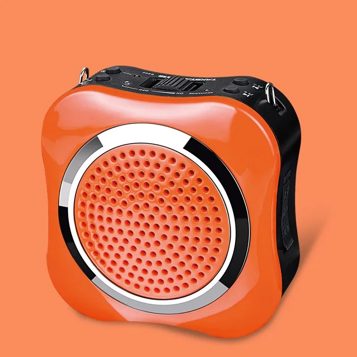 Takstar E200W портативный мультимедийный усилитель голоса звук громкий мини беспроводной музыкальный проигрыватель для обучения/гид/обучения - Цвет: Vibrant orange