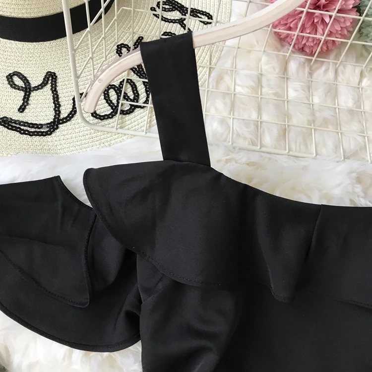 ALPHALMODA праздники с открытыми плечами женские Seashore до середины икры Платье на бретелях галстук-бабочка дамское сексуальное с открытой спиной Vestidos однотонное платье