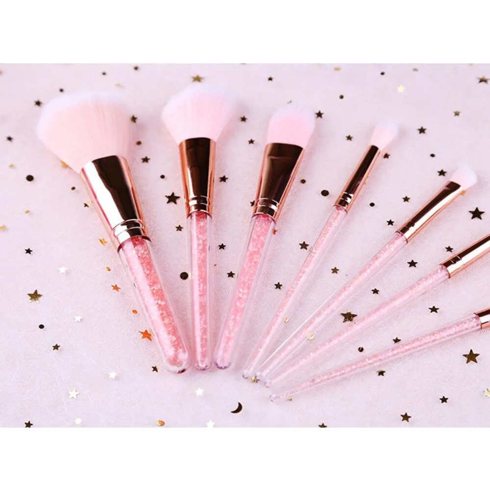 Набор кистей для макияжа VANDER 7Pcs Sand Drill Makeup Brushes Set Professional Make up Tools Cosmetic Beauty Face Brush Kits pinceaux maquillage on.
