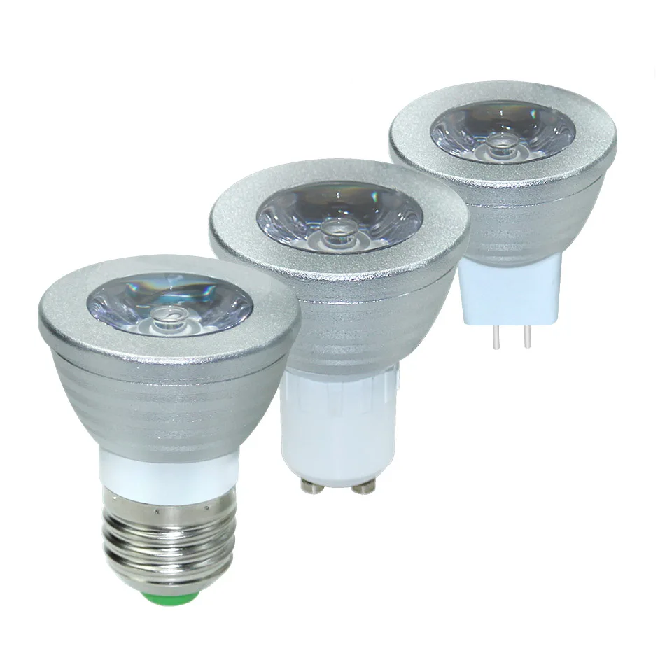 Светодиодный RGB светильник E27/GU10 16 цветов AC: 86 265 в MR16 DC:12 В|mr16 led spotlight|spotlight casemr16 110v |