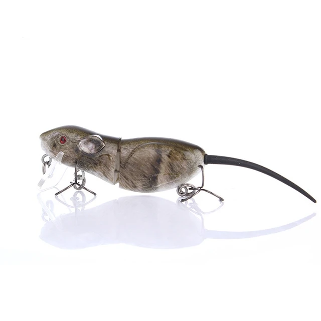 B WATERBOY 6.3cm10.5g приманка для ловли крыс Реалистичная приманка для мыши Яркие 3D глаза плавающая приманка Реалистичная рыба воблер Снасть - Цвет: B