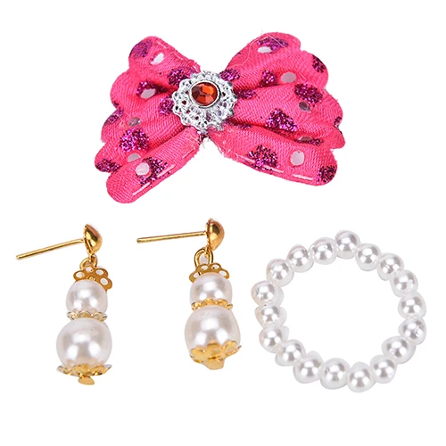 Новинка для куклы пластиковые аксессуары ювелирные изделия Жемчужное ожерелье