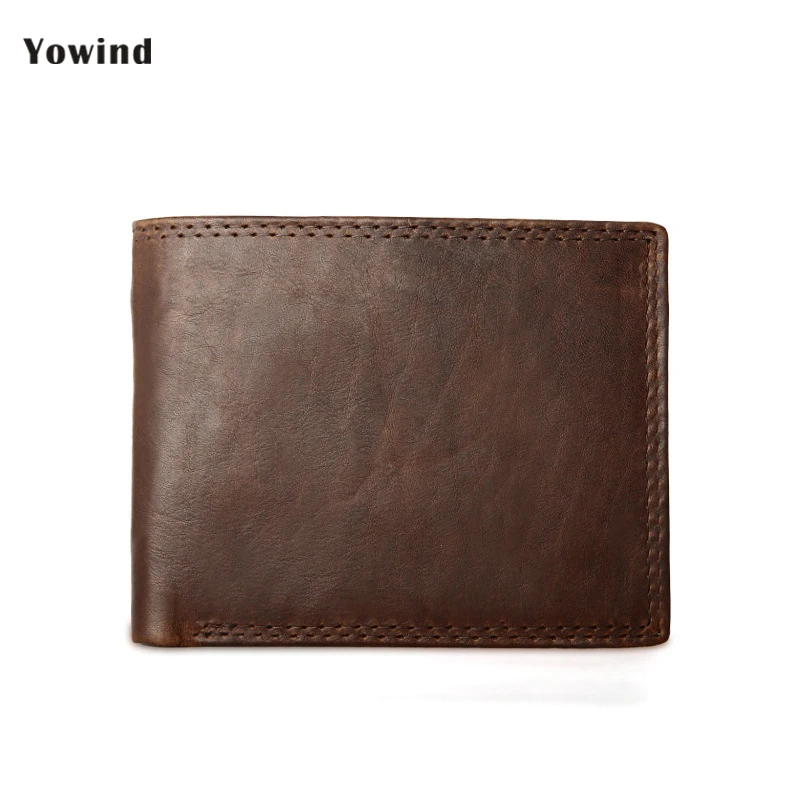Новые мужские кошельки из 100% натуральной кожи Мужские Знаменитые маленькие