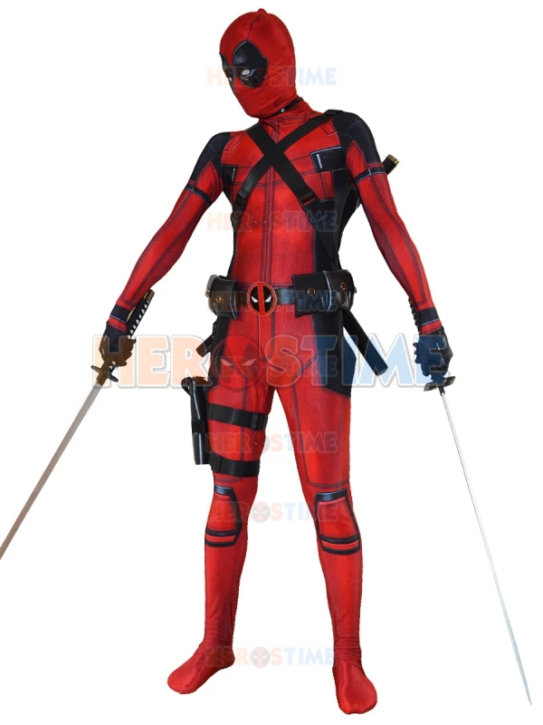 Костюм Дэдпула X Force из спандекса с 3D принтом Мстителей костюм для косплея на