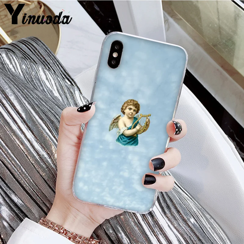 A16 Yinuoda Ренессанс ангелы DIY печать рисунок чехол для телефона чехол для Apple iPhone 8 7 6 6S Plus X XS MAX 5 5S SE XR чехол - Цвет: A16