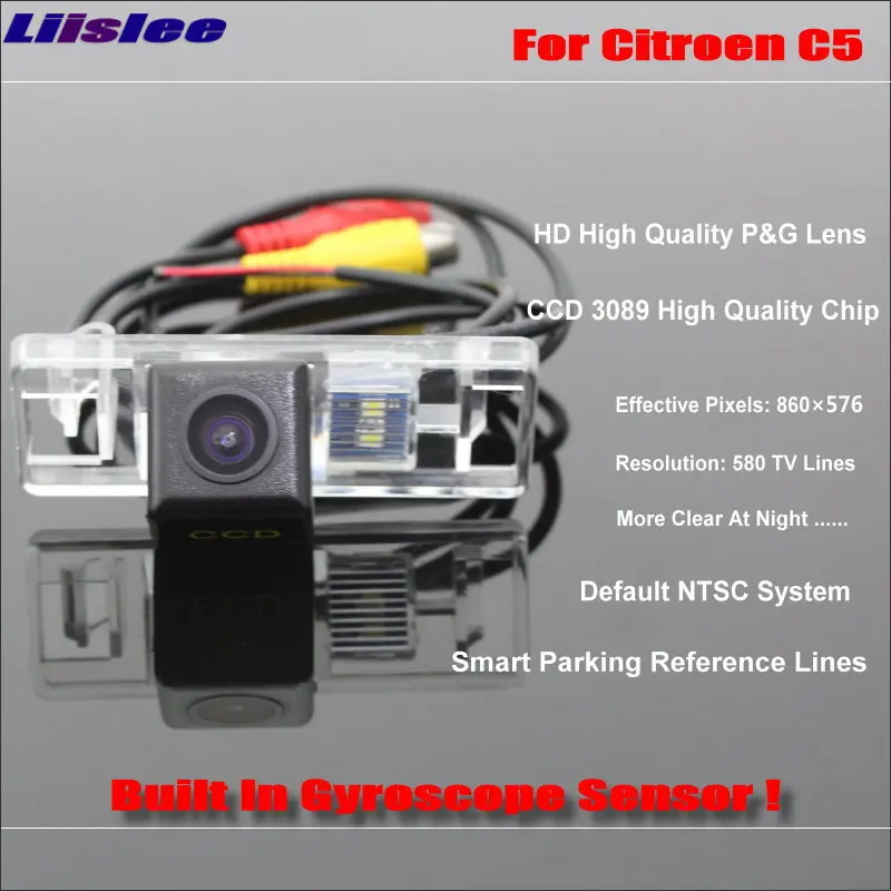 Liislee HD CCD SONY задняя камера для Citroen C5 4D Седан/5D хэтчбек/SW интеллектуальные