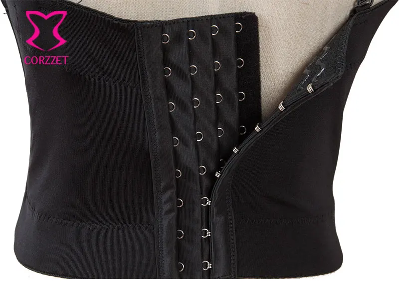 Черный укороченный бюстгальтер из искусственной кожи Soutien Gorge с пуш-ап бюстье