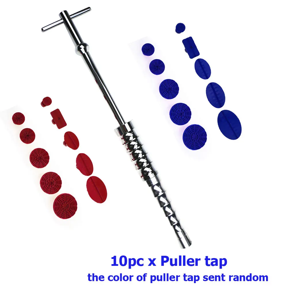 

Dent Puller Removal Car Repair Tool Set Paintless Dent Hail Removal Puller Suction Cup T Bar Side Hammer Glue Puller Tap Tools