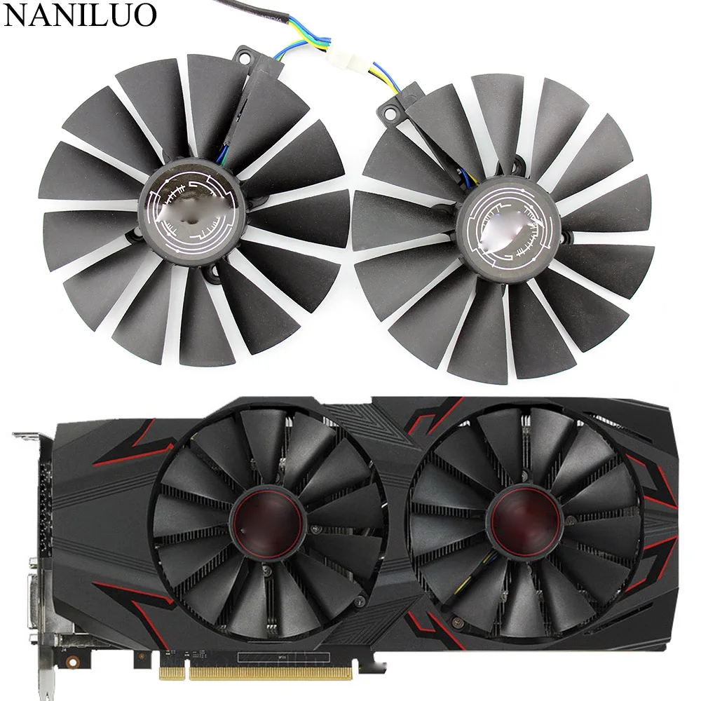 Вентилятор охлаждения для игровой карты Cerberus GTX 1070TI 8G / A8G GTX1070TI 2 шт./лот T129215BM 4
