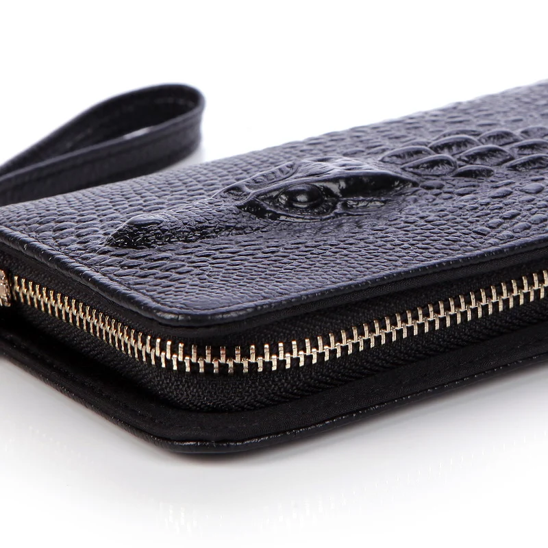 2017 Женский кошелек из натуральной кожи крокодиловой мужские кошельки для