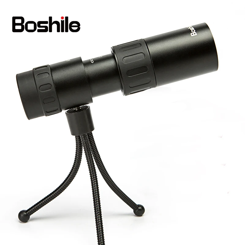 Boshile 10x40 HD Монокулярные телескопы с зумом черные высококачественные однофокусные