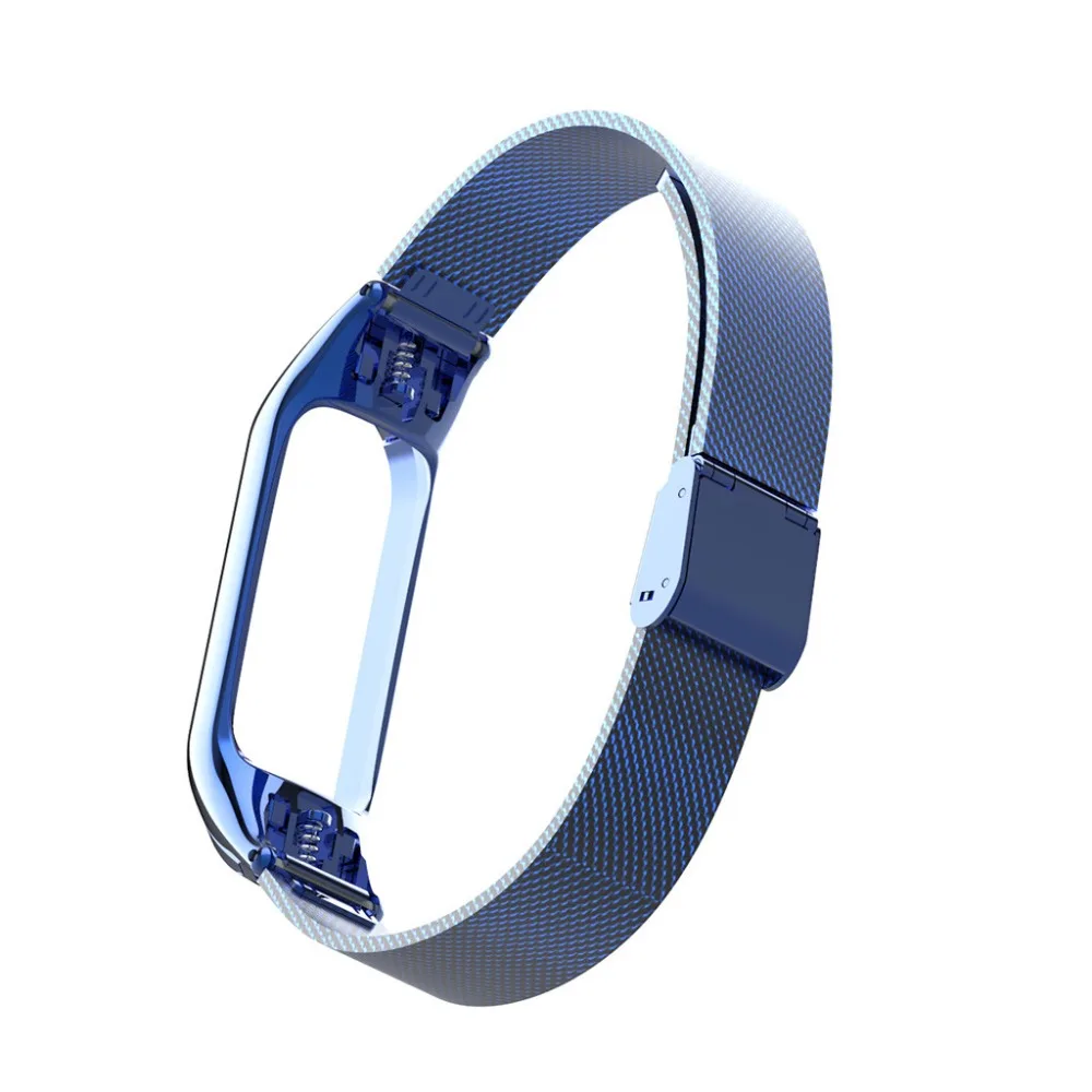 Для Xiaomi Mi Band 3 часы Миланская Магнитная Петля ремешок на запястье металлический