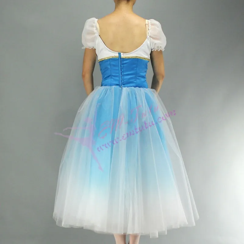 Щелкунчик синий балет длинные юбки dress professional романтический жизель туту puff
