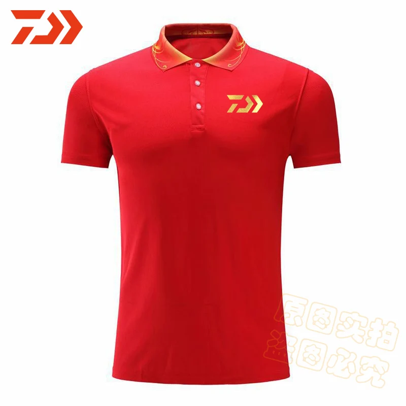 2019 New Fishing Clothing POLO Shirt Men Outdoor Breathable Hiking Camping Quick Dry Summer Daiwa Jersey | Спорт и развлечения
